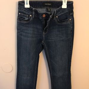 Black and white jeans